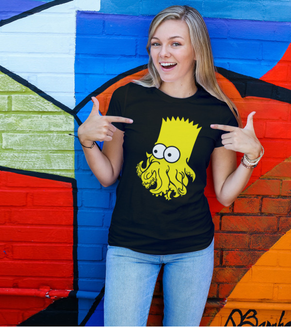 Barthulhu Cthulhu Bart Mashup T-Shirt