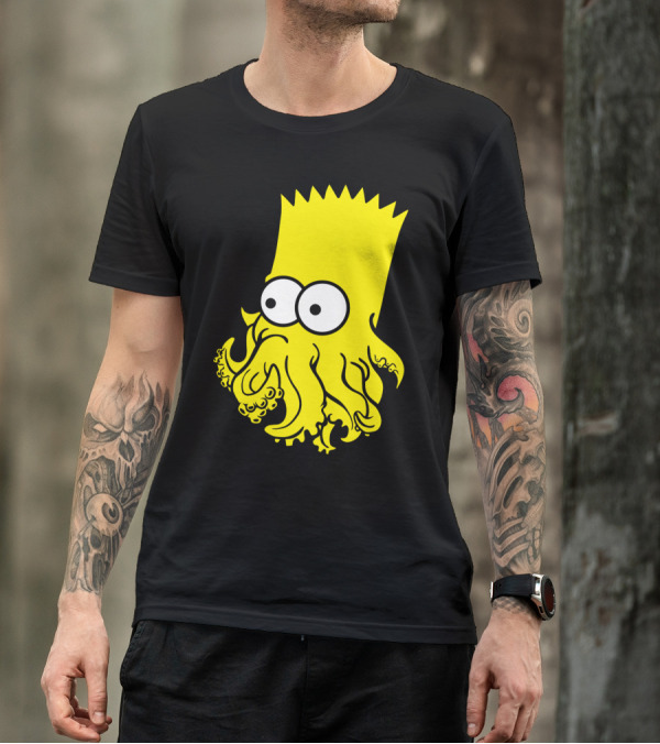 Barthulhu Cthulhu Bart Mashup T-Shirt