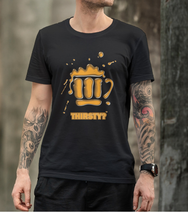 Thirsty? Beer Mug Splash T-Shirt