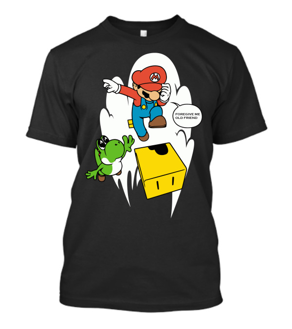 Mario Betrayal Forgive Me Old Friend Yoshi T-Shirt
