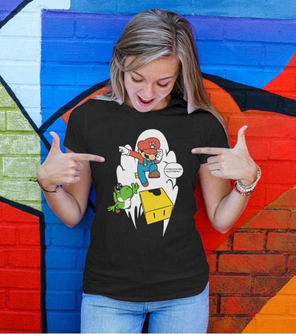 Mario Betrayal Forgive Me Old Friend Yoshi T-Shirt