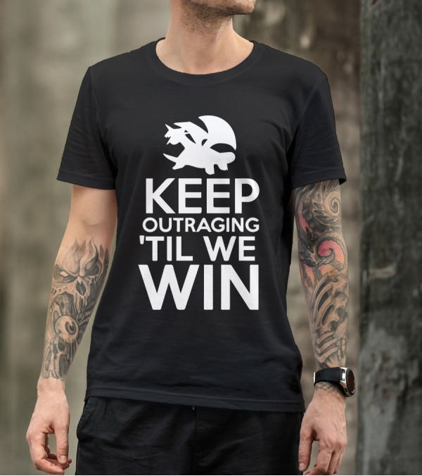 Keep Outraging 'Til We Win Dragon T-Shirt