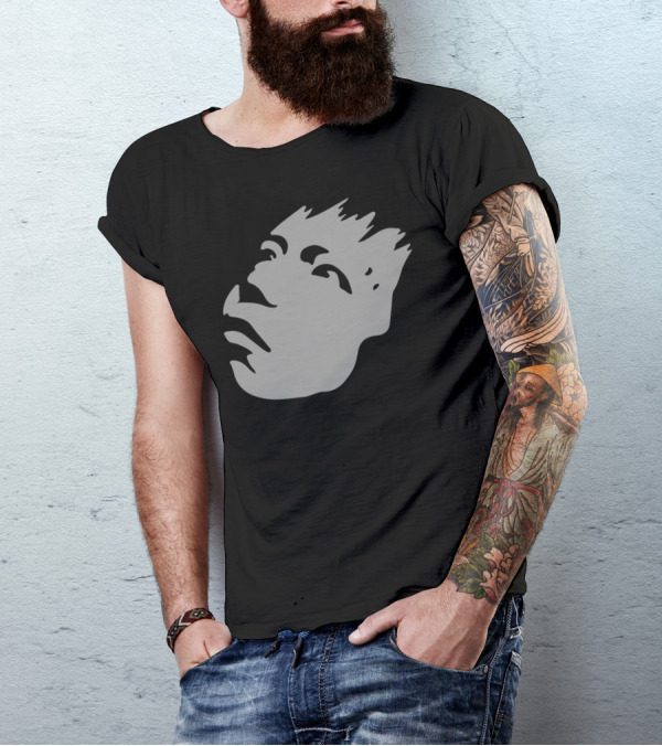 Kyo Airbrush Stencil Face T-Shirt