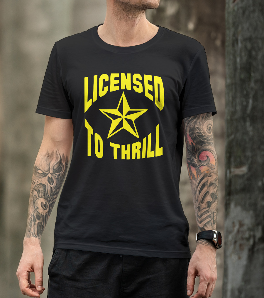 Licensed To Thrill Star T-Shirt