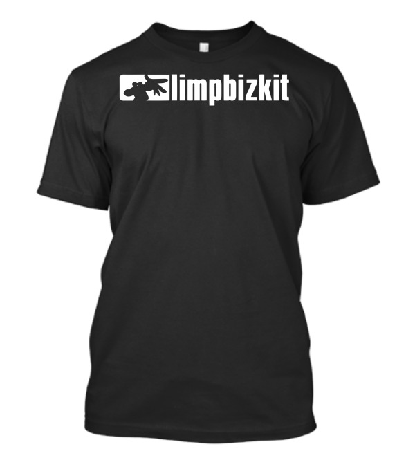 Limp Bizkit Logo With Silhouette Of Hand And Cap T-Shirt