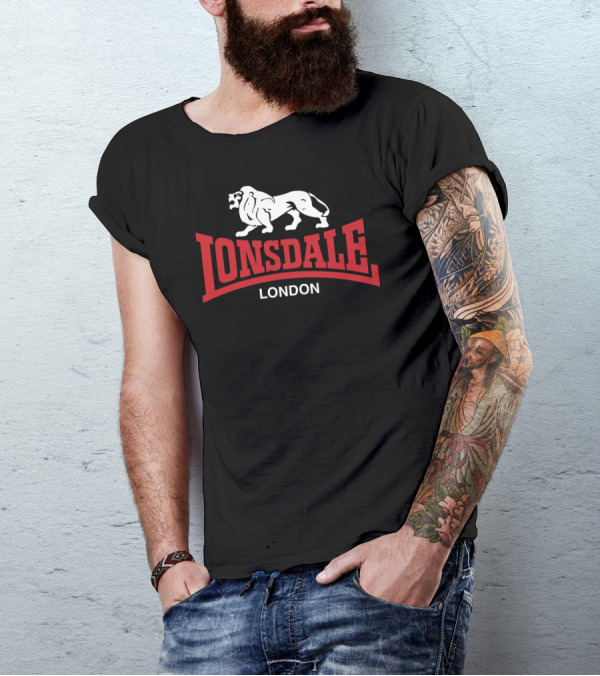 Lonsdale London Red And White Lion T-Shirt