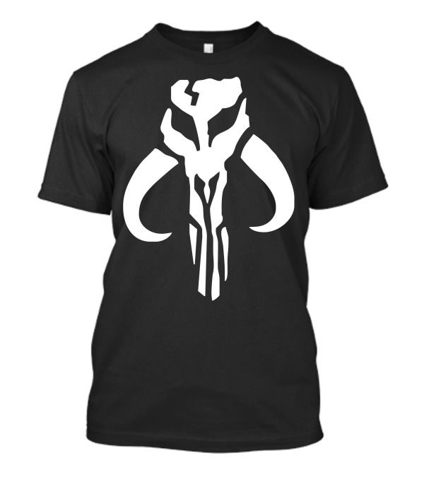 Mandalorian Mythosaur Bantha Skull Symbol Star Wars Boba Fett Jedi Sith T-Shirt