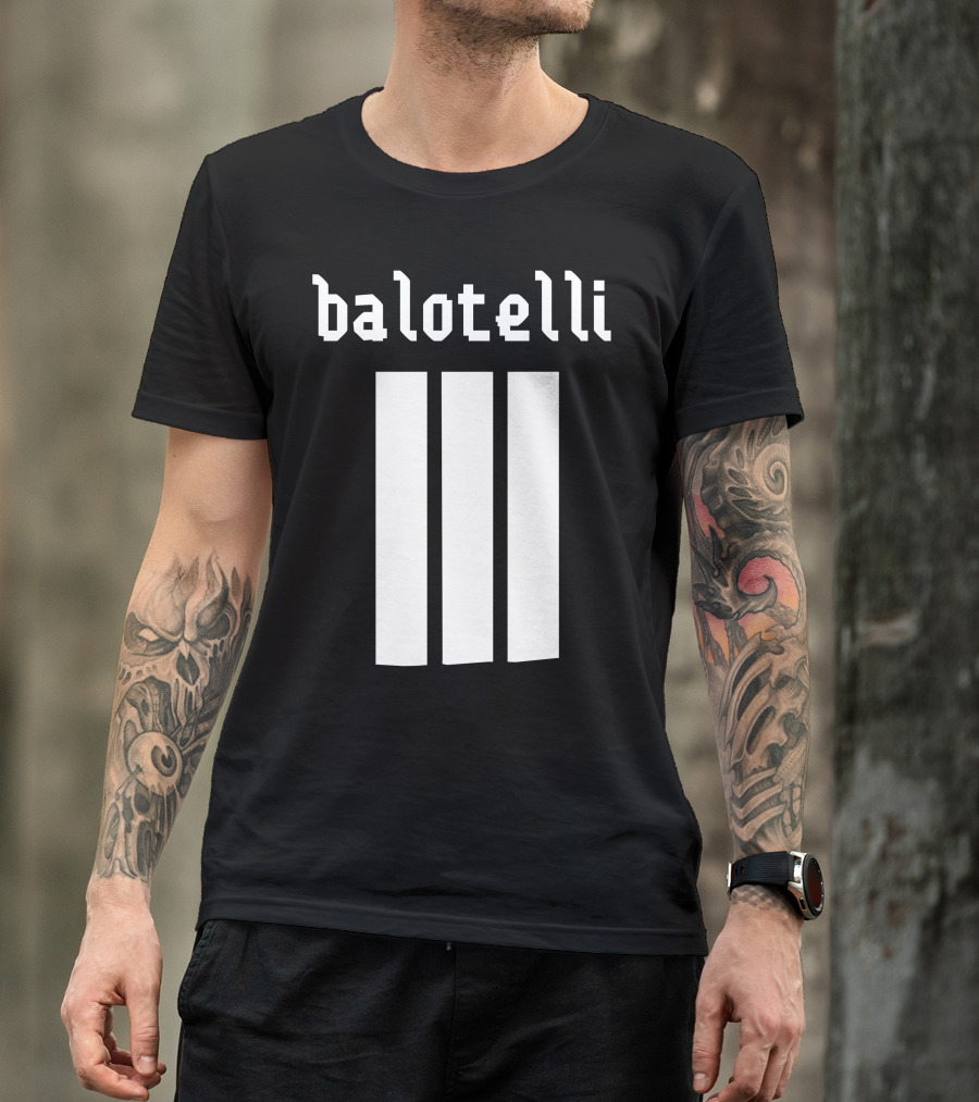 Balotelli Euro 2012 Italy Germany Match Iconic T-Shirt