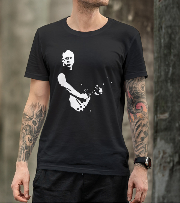 Mark Knopfler Homage Dire Straits Guitar T-Shirt