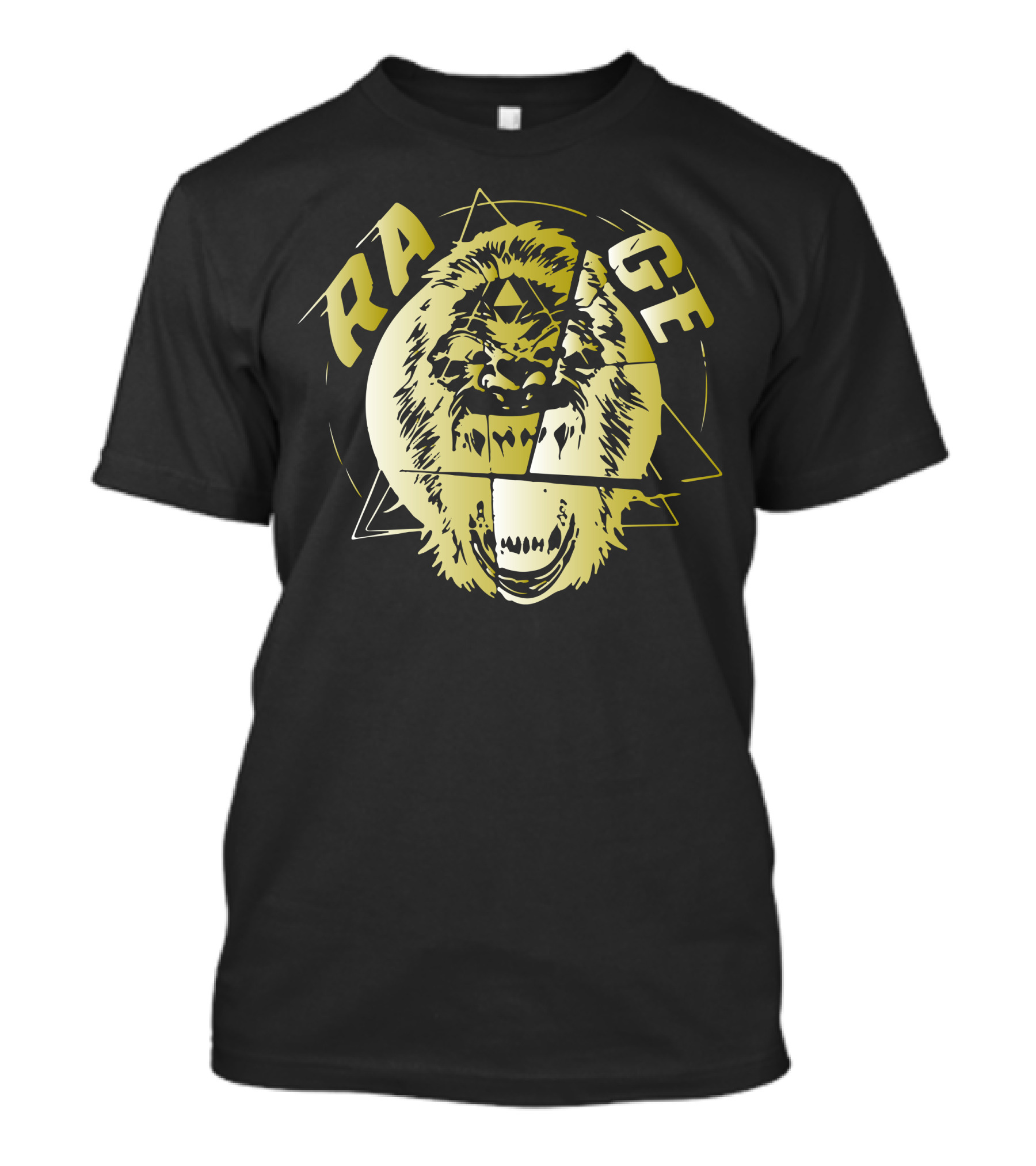 Rage Mighty Gorilla Geometric T-Shirt
