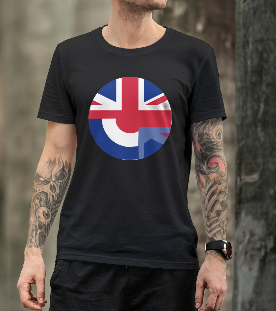 Mod Inspired Union Jack Birthday Present T-Shirt