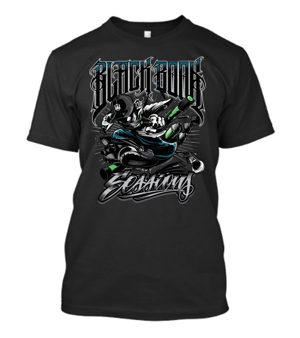 BLACK BOOD SESSIONS STREET ART GRAPHICS T-Shirt