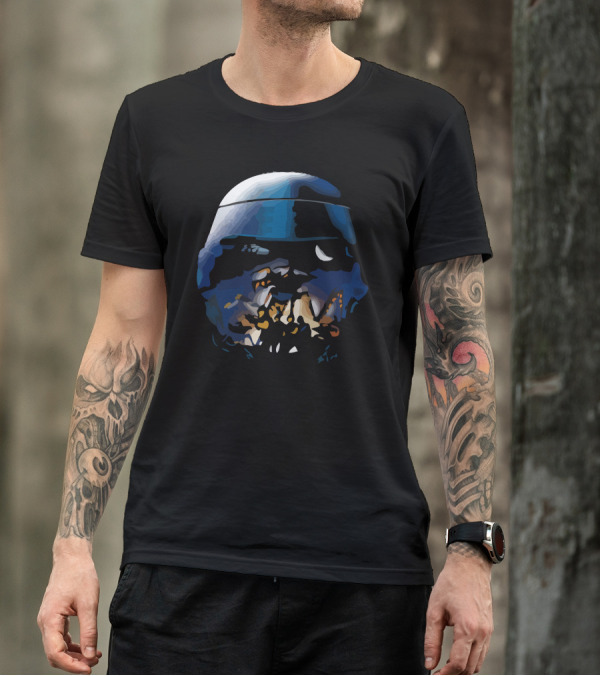 Bug Invasion Star Trooper Battle Scene T-Shirt