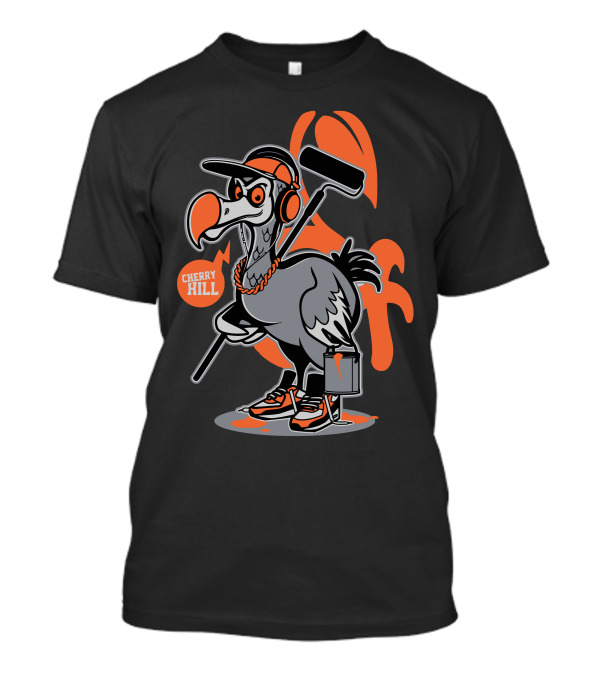 Cherry Hill Dodo With Paint Roller And Bucket Street T-Shirt