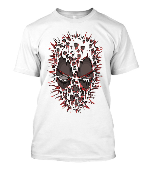 Deadpool Mask Spiked Horror Fusion T-Shirt