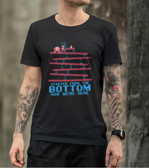 Drakey Kong Started From The Bottom Now We're Here T-Shirt