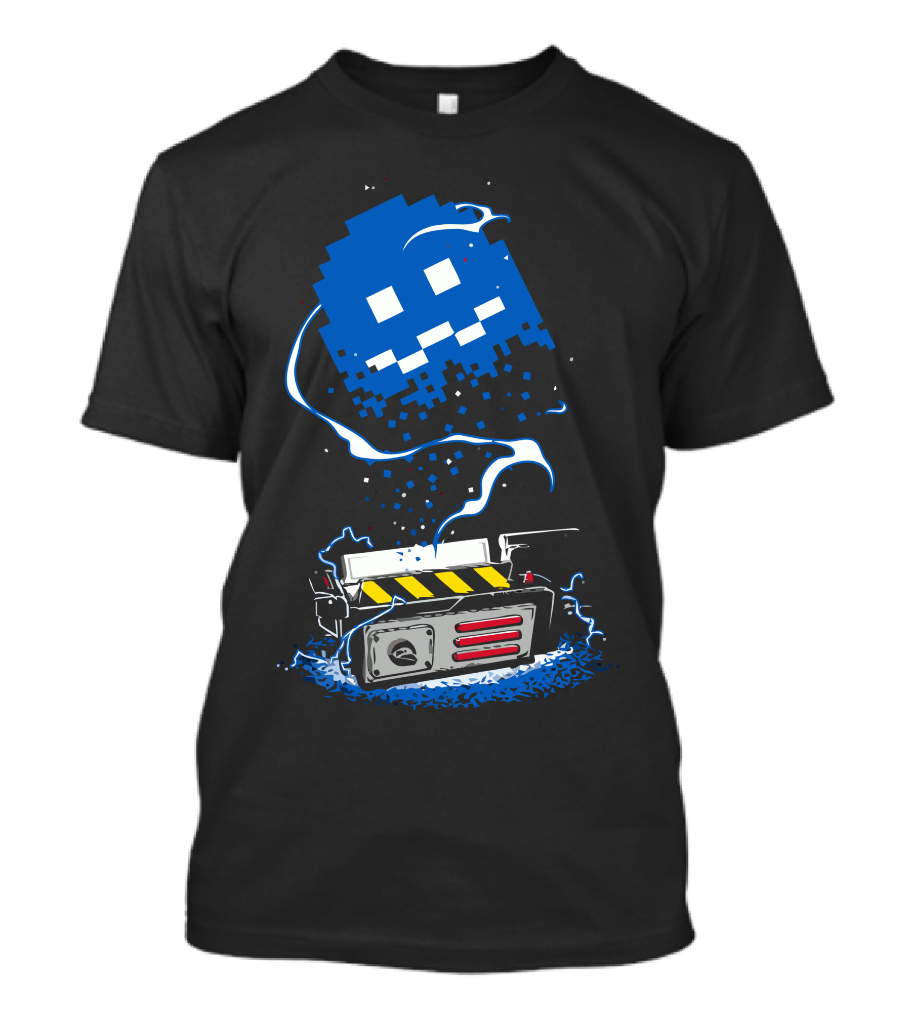 Pac-Man Ghostbuster Trap Pixel Ghost Caught T-Shirt