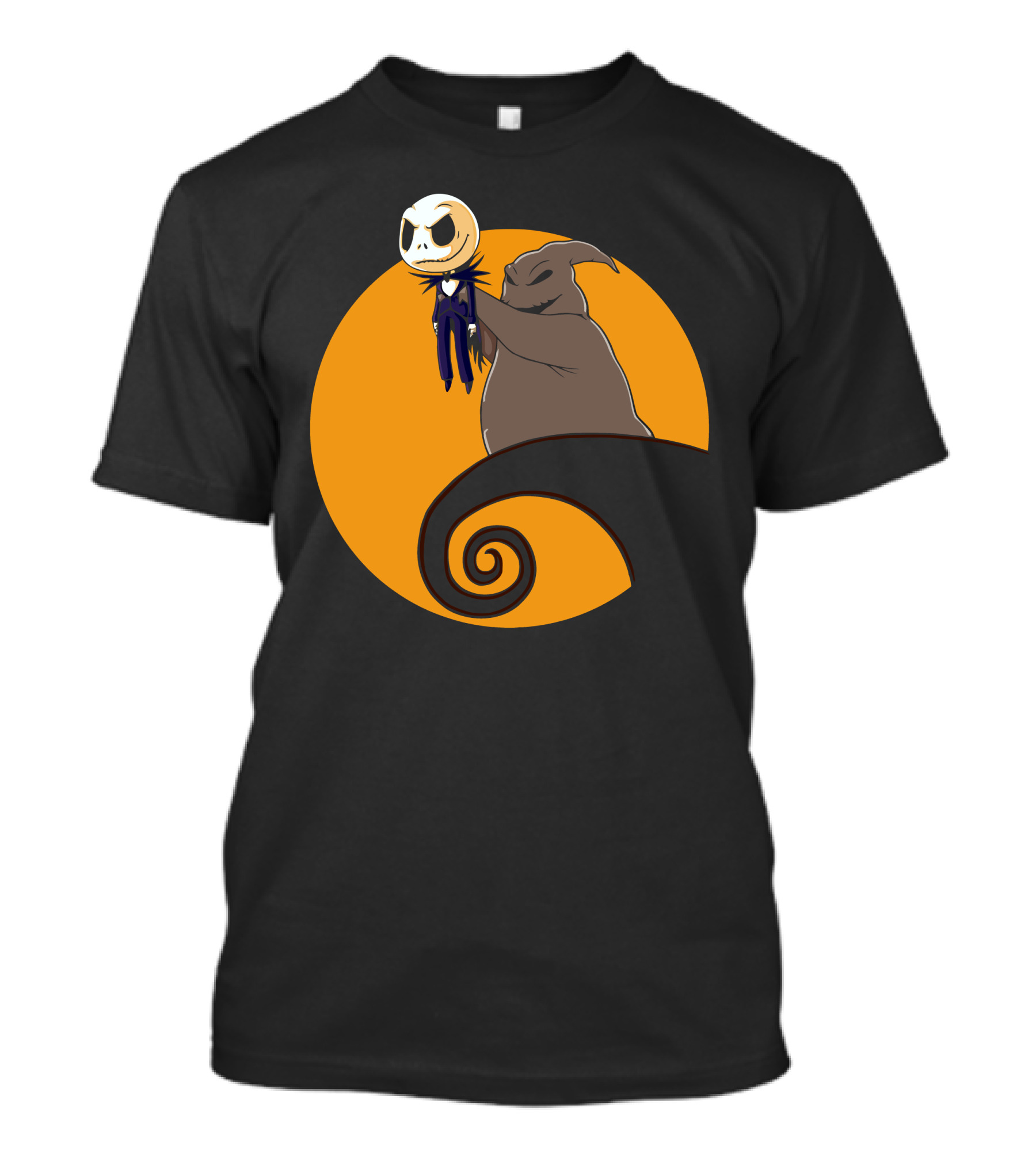 Jack Skellington And Oogie Boogie Halloween Scene T-Shirt