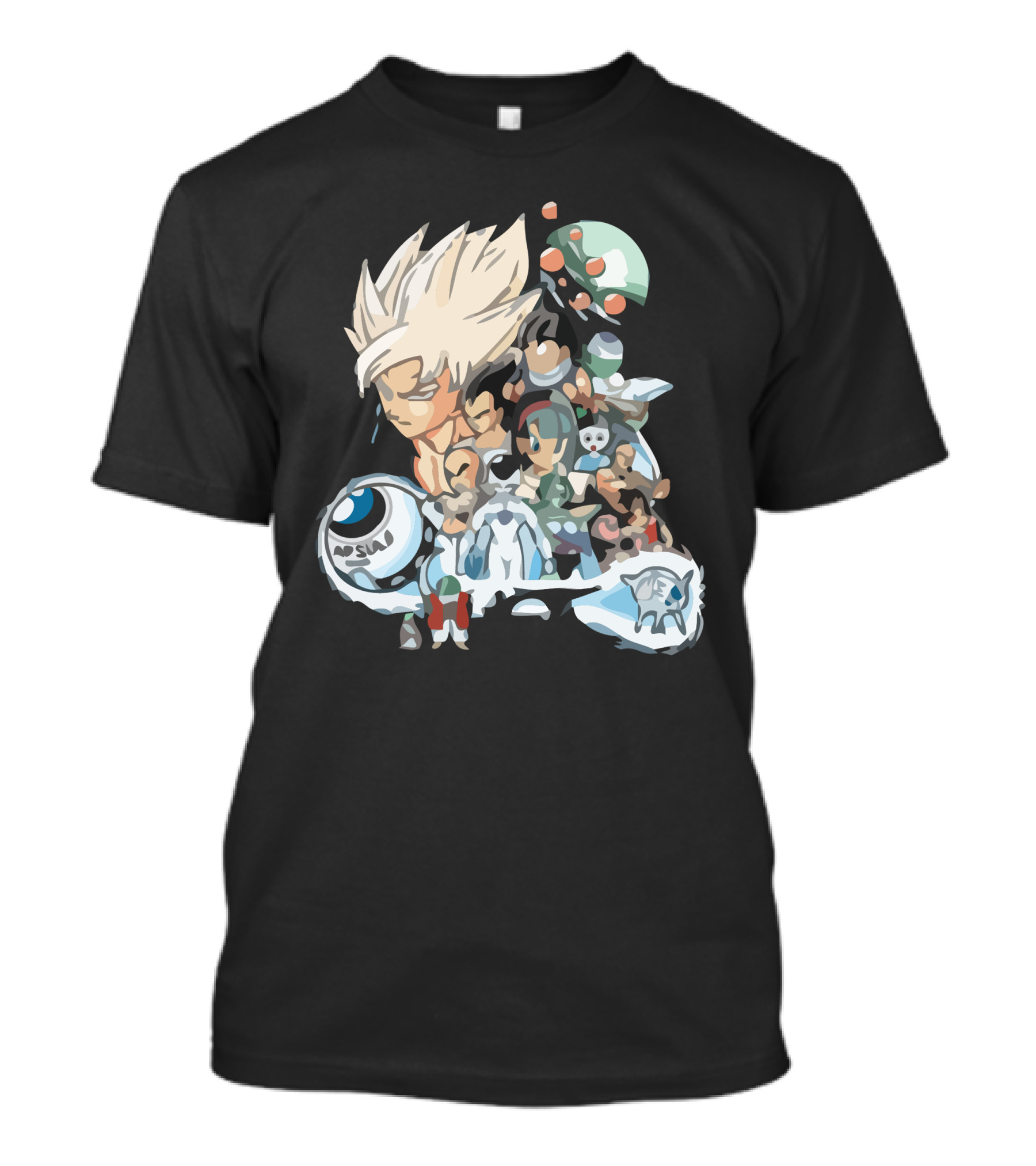 Heroes Of The Space Capsule Warriors Lunar Battle Icons Fusion T-Shirt