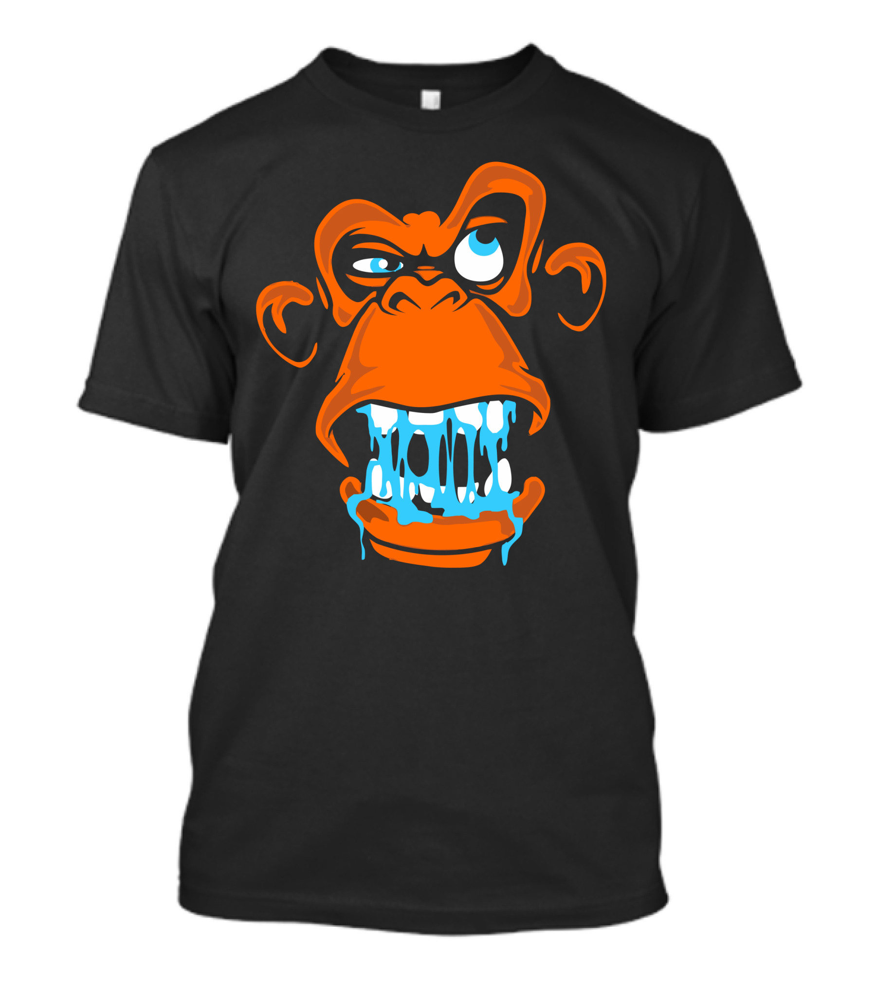 Hhaaa Ape Ice Drip Face T-Shirt