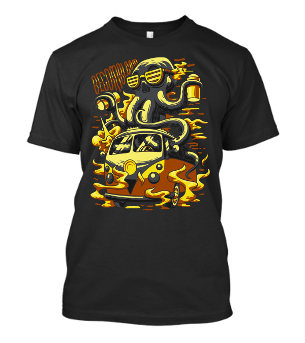BECOMBECOMM Iconanggatantama Octopus Van T-Shirt