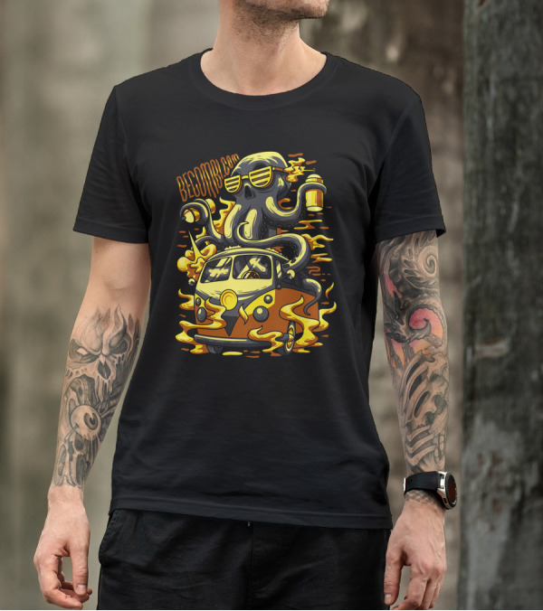 BECOMBECOMM Iconanggatantama Octopus Van T-Shirt