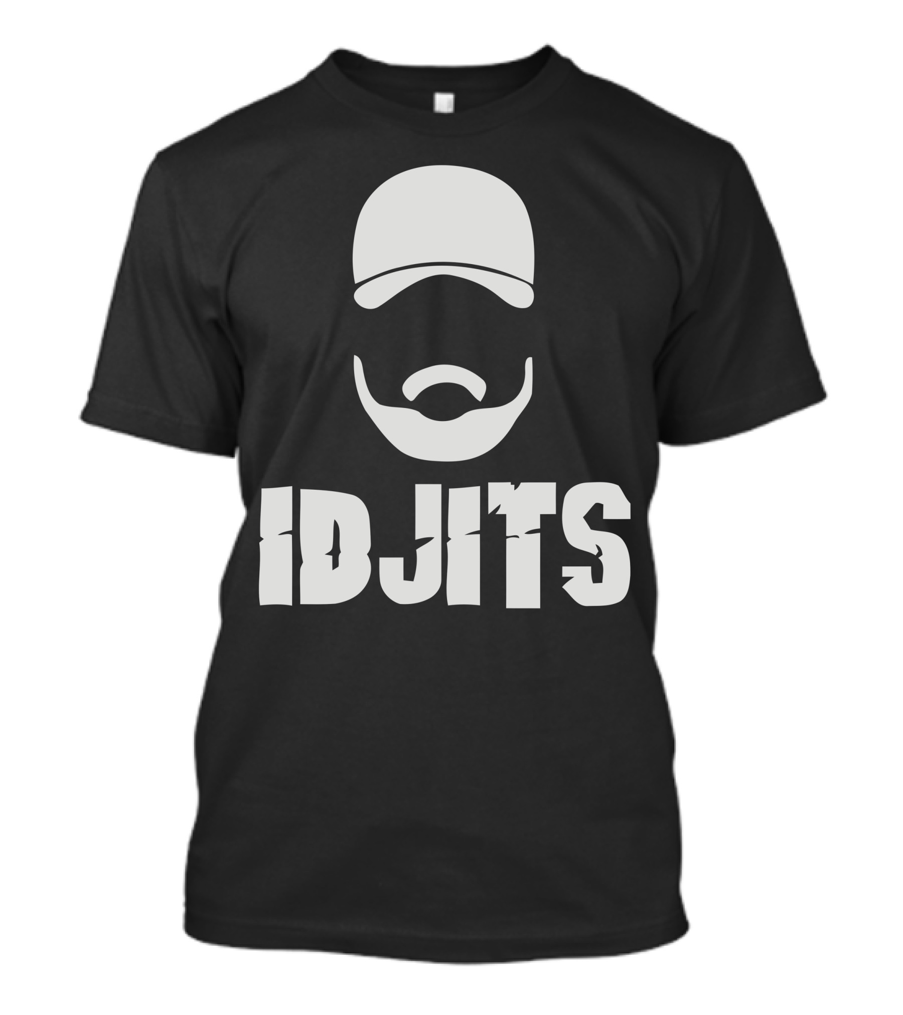 Idjits Trucker Hat Beard T-Shirt