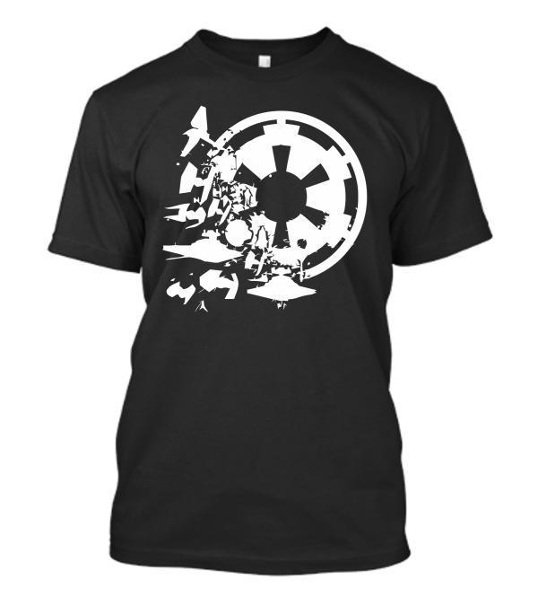 Imperial Revenge Star Warships And Emblem T-Shirt