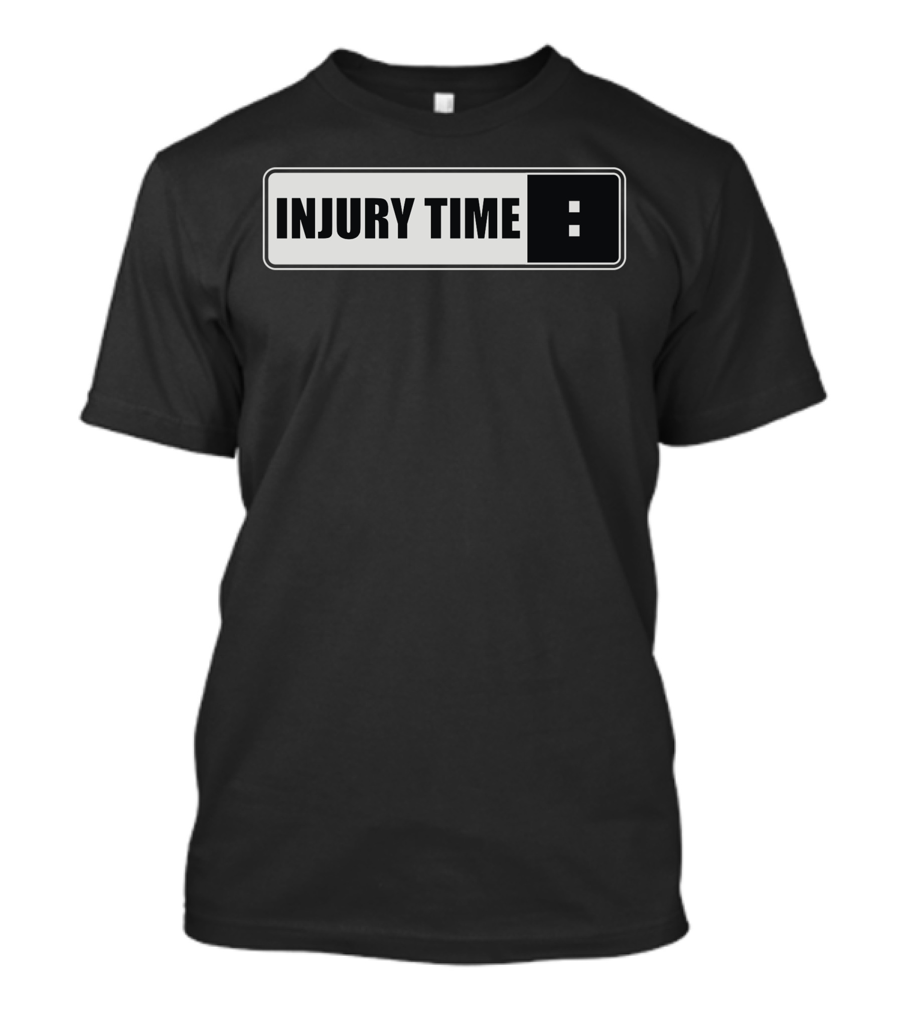 INJURY TIME Soccer Match Digital Clock T-Shirt
