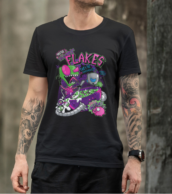 Frosted Invader Flakes Prize Inside They're GRRRREAT T-Shirt