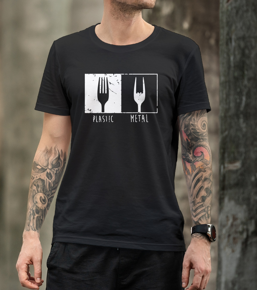 Plastic Metal Fork T-Shirt