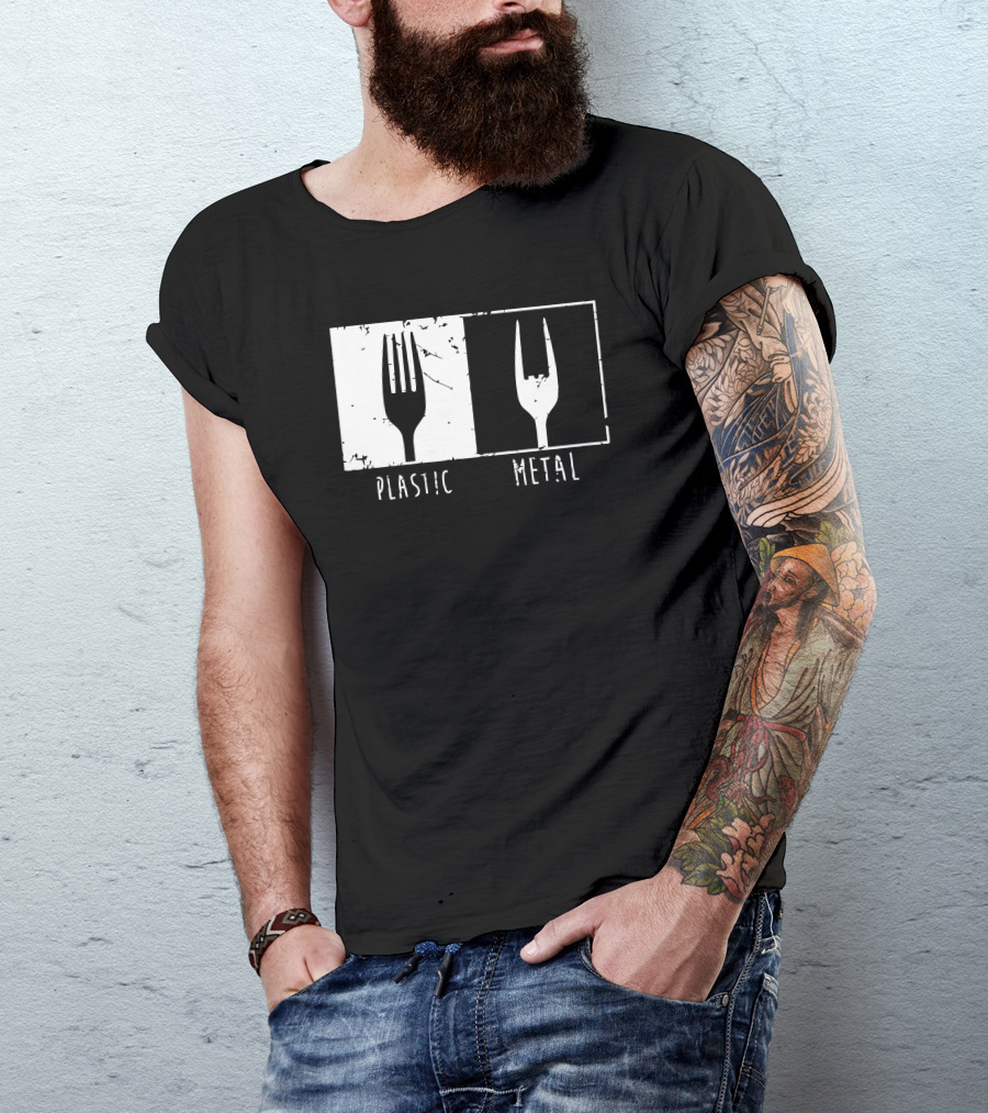 Plastic Metal Fork T-Shirt
