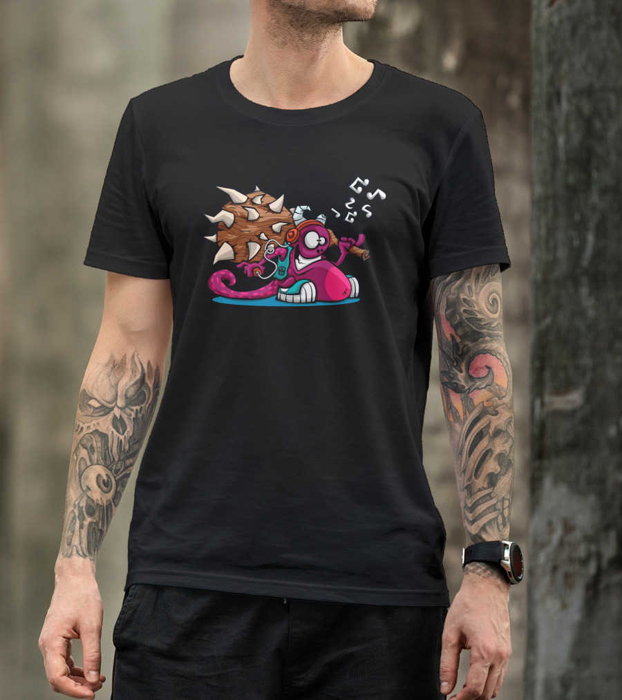 Monster Melodi Spiky Club Musical Creature T-Shirt