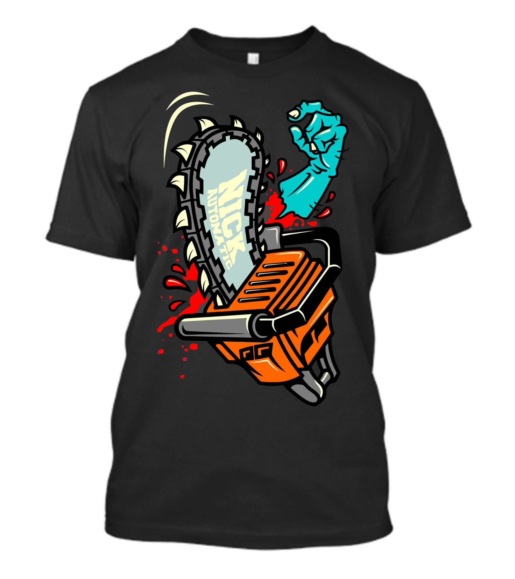 Nick Autobot Chainsaw Fist T-Shirt