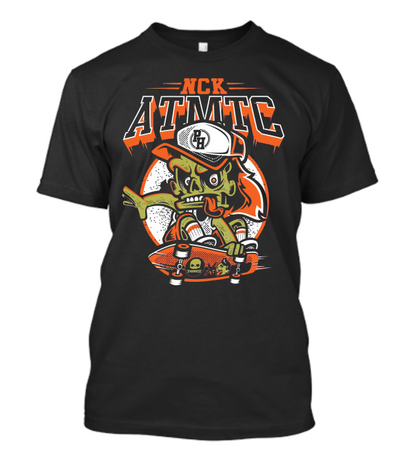 NCK ATMT Zombie Skateboarder With Cap And Graffiti T-Shirt