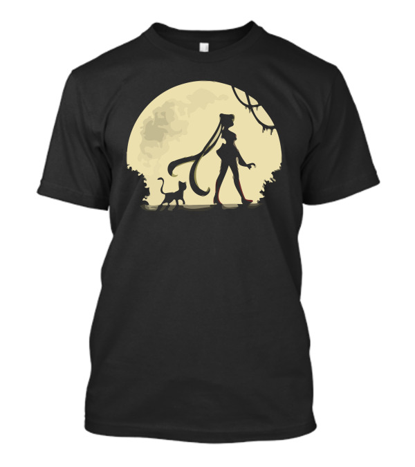 Sailor Queen Under Moonlit T-Shirt