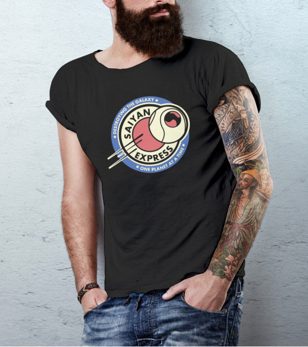 Saiyan Express Destroying The Galaxy One Planet At A Time T-Shirt
