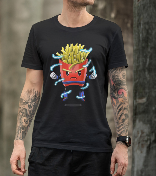 Saiyan Fries Super Power Up T-Shirt