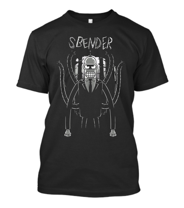 SBender Futuristic Robot With Mechanic Arms T-Shirt