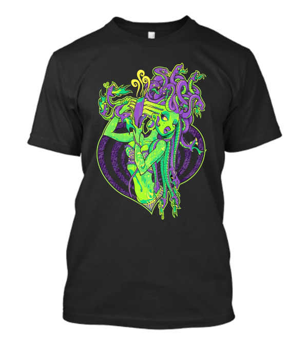 Scared Straight Psychedelic Medusa Snake Hair T-Shirt
