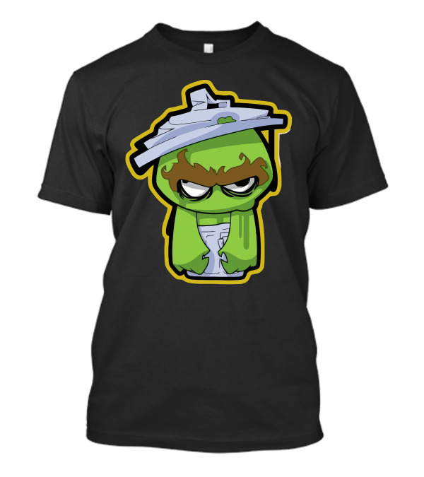 Sesame Pessimistic Green Garbage Monster T-Shirt