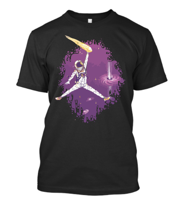 Space Jam Astronaut Jumping Through Cosmos T-Shirt