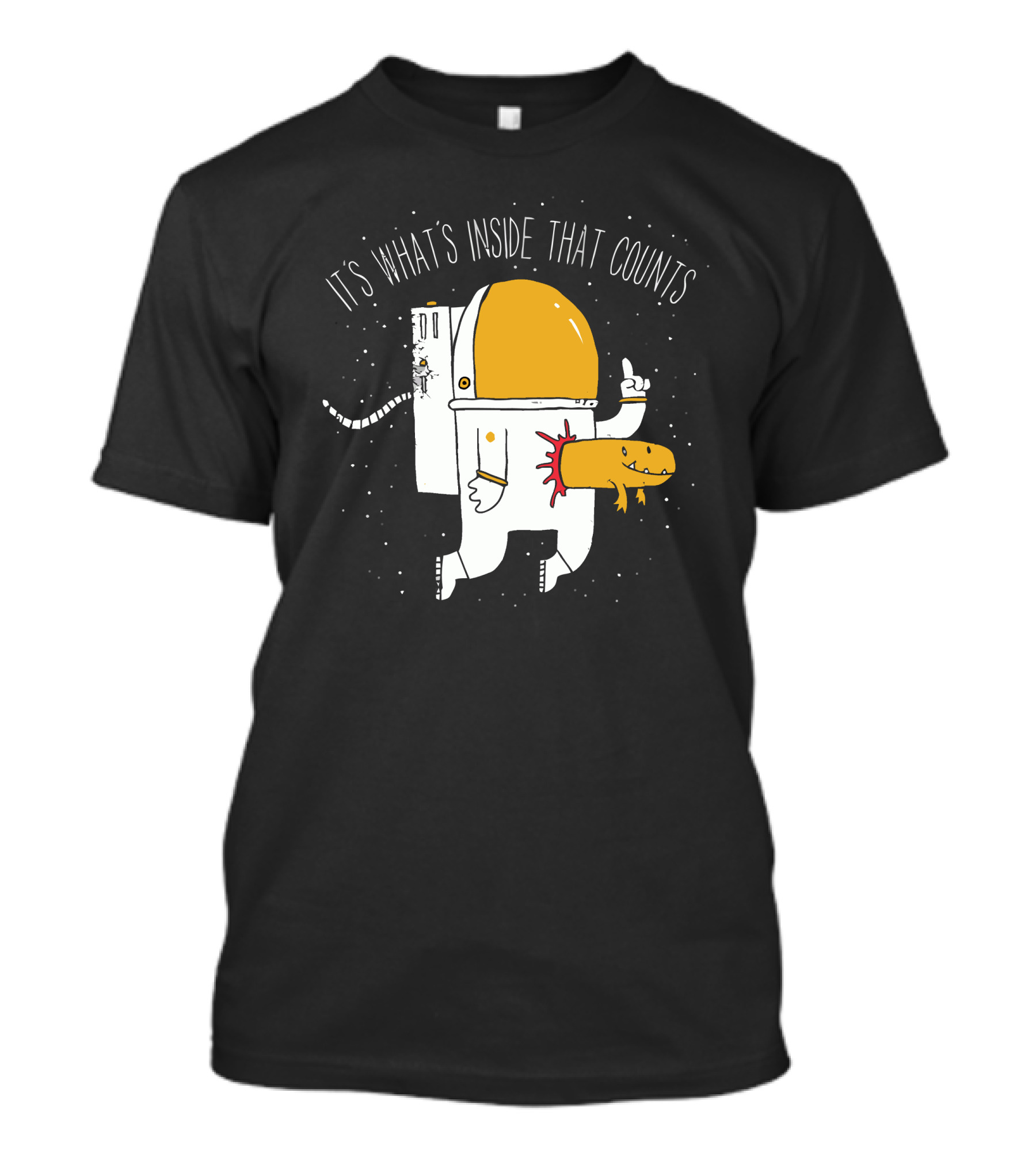 IT'S WHAT'S INSIDE THAT COUNTS ASTRONAUT T-Shirt