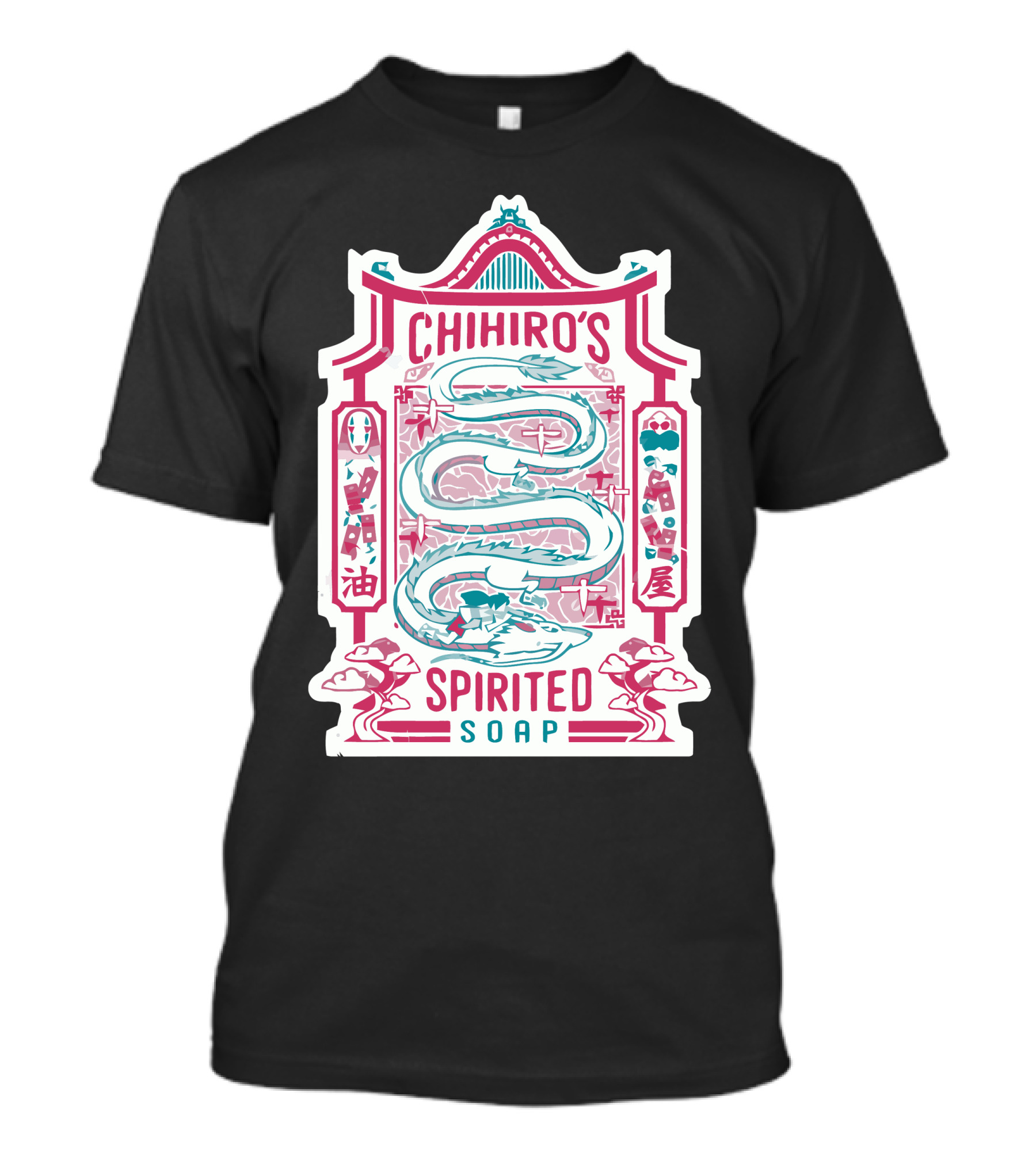 Chihiro's Spirited Soap Dragon Bathhouse Enchantment T-Shirt