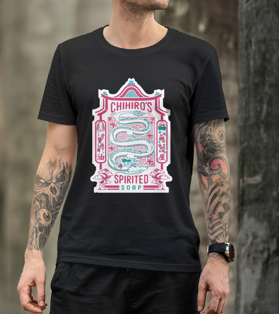 Chihiro's Spirited Soap Dragon Bathhouse Enchantment T-Shirt