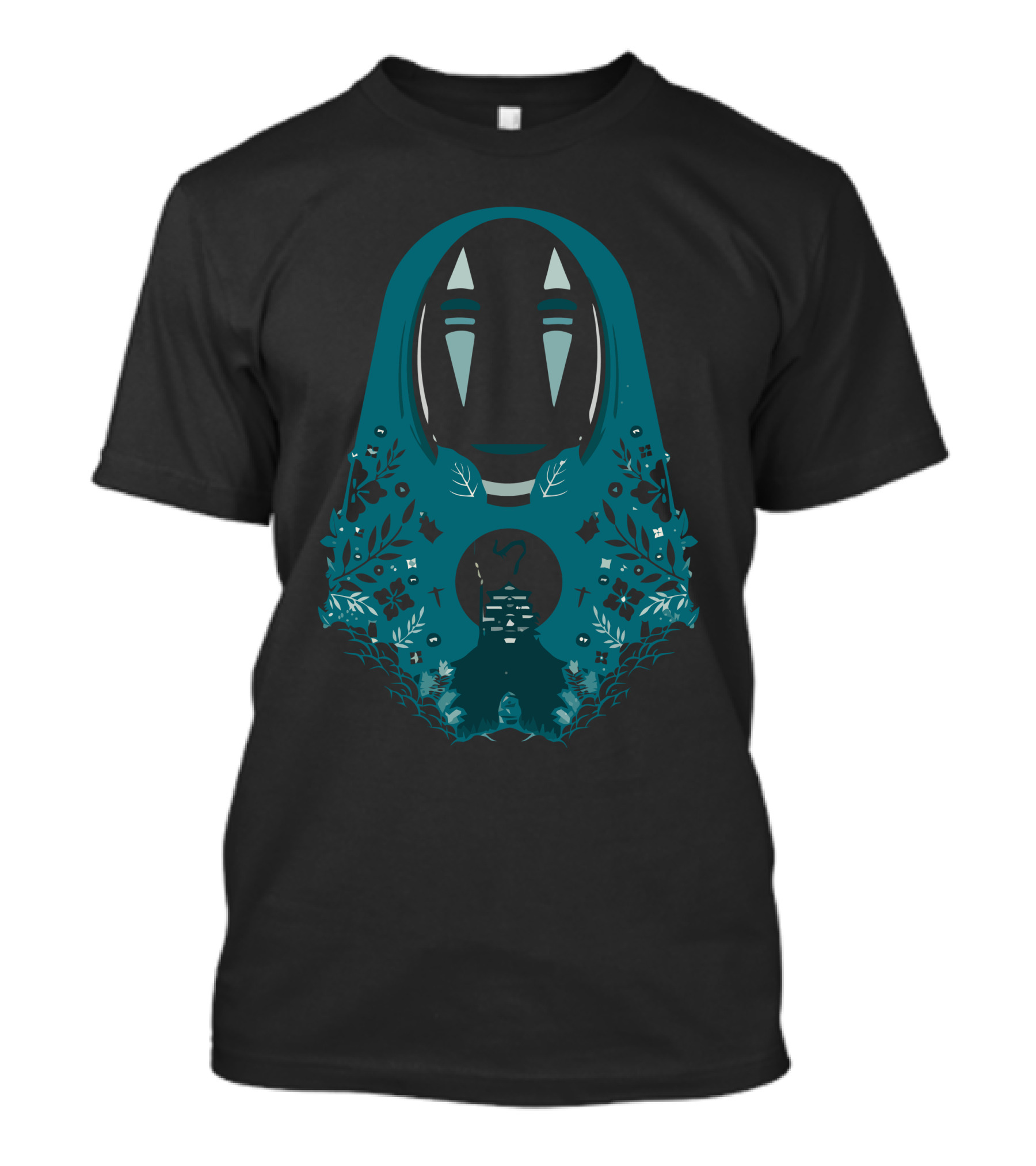Spirited Away No-Face Forest Journey T-Shirt