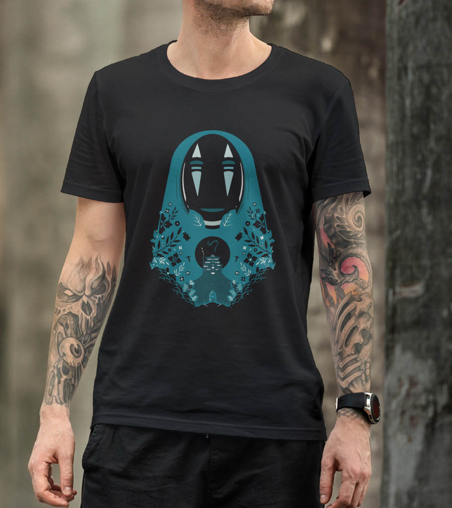 Spirited Away No-Face Forest Journey T-Shirt
