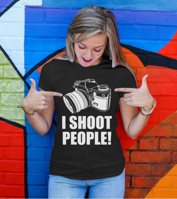 I Shoot People Camera T-Shirt
