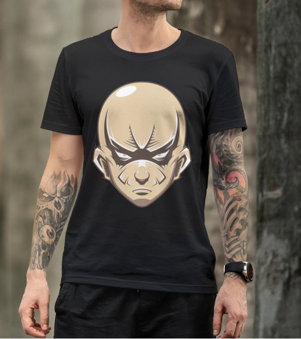 Avatar The Last Airbender Saitama Crossover Mashup Face T-Shirt