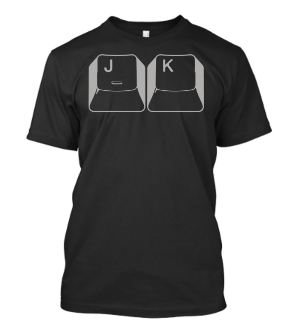 J K Keyboard Keys T-Shirt